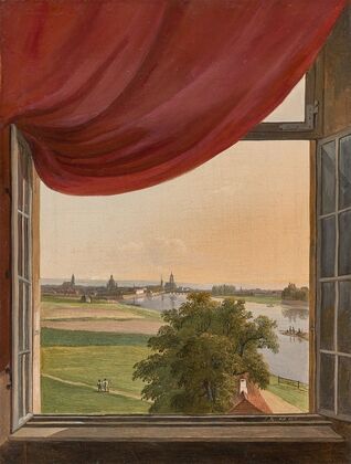 Window view of Dresden