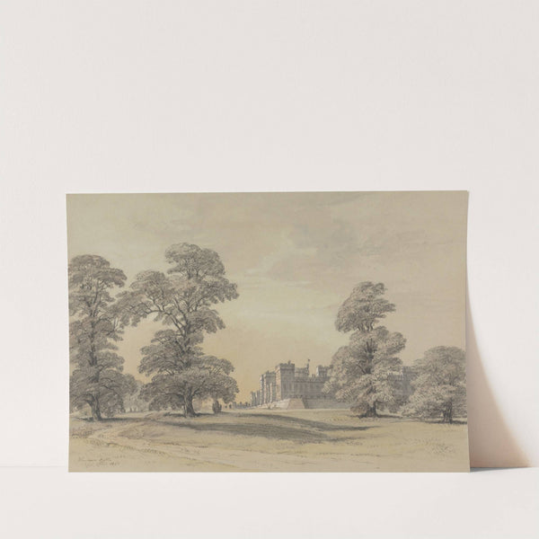 Windsor Castle, April 1850 by E. J. Stanley