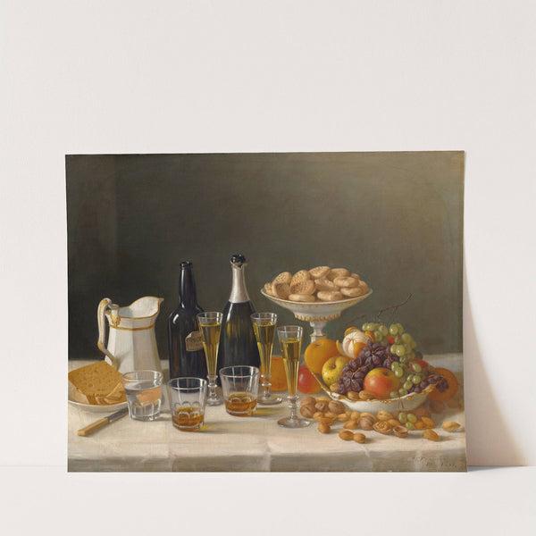 Wine, Cheese, and Fruit by John F. Francis