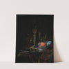 Wineglass and a Bowl of Fruit by Willem Kalf