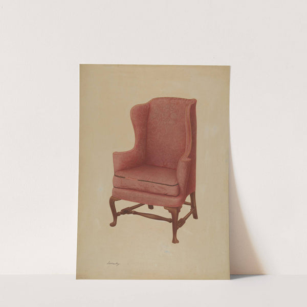 Wing Chair by Isidore Sovensky