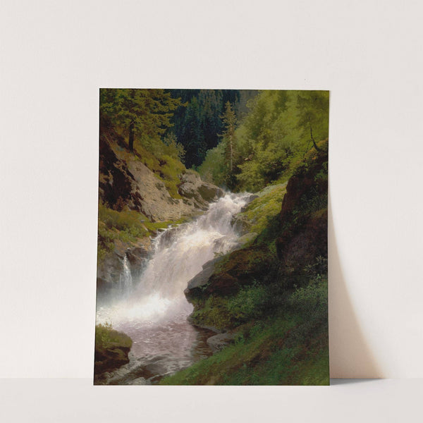 Winona Falls by Hermann Ottomar Herzog