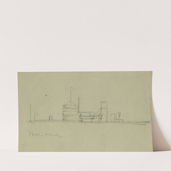 Winona. [Ironclad] (1860-1865) by Alfred Rudolph Waud