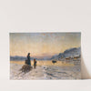 Winter Day By The Fjord by Frithjof Smith-Hald