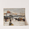 Winter Day In Helsinki Market Square, Study (1889) by Albert Edelfelt