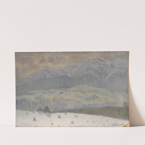Winter Day in the High Tatras by Ferdinand Katona