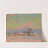 Winter evening (1925–1930) by Ľudovít Čordák