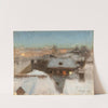 Winter Evening at Söder, Stockholm by Georg Pauli