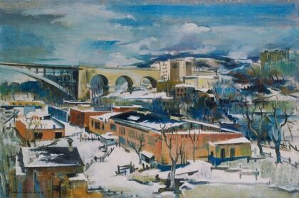 Winter, Harlem River