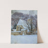 Winter im Rosenthal bei Kapellen (Steiermark) mit altgotischer Kirche by Georg Holub