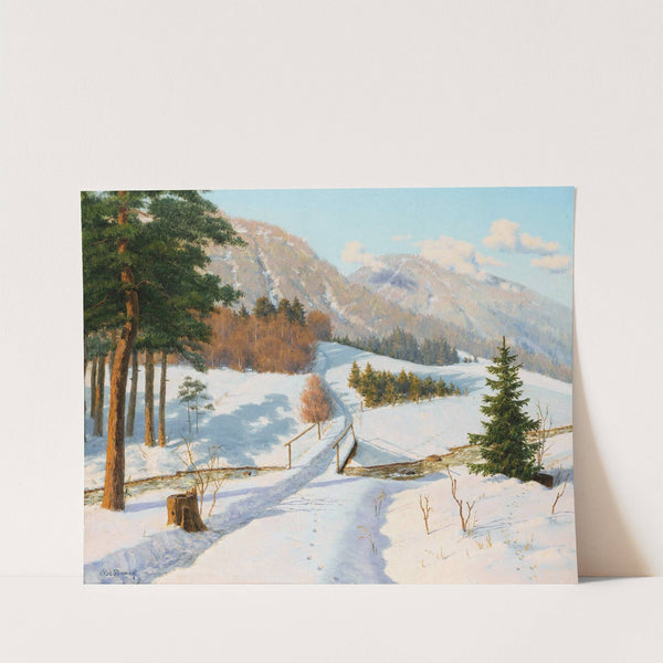 Winter In Dauphiné by Boris Vasilievich Bessonov