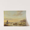 Winter in Holland (1843) by Andreas Schelfhout