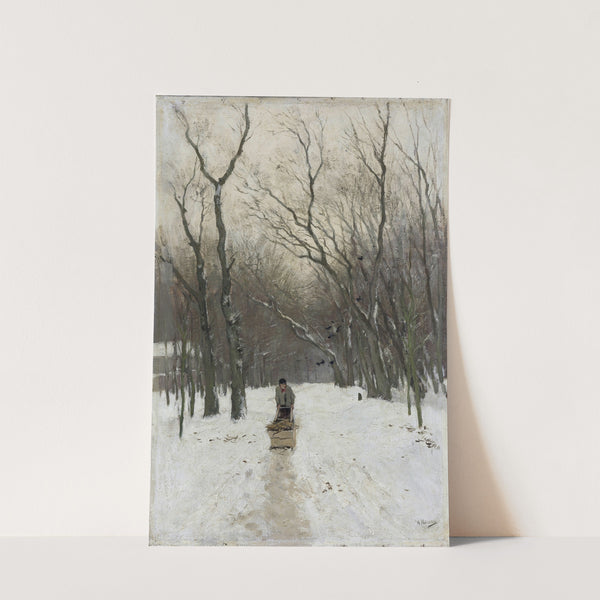 Winter in the Scheveningen Woods (1870 - 1888) by Anton Mauve