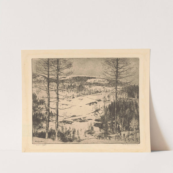 Winter in Tyrol (1933) by Willem Adrianus Grondhout