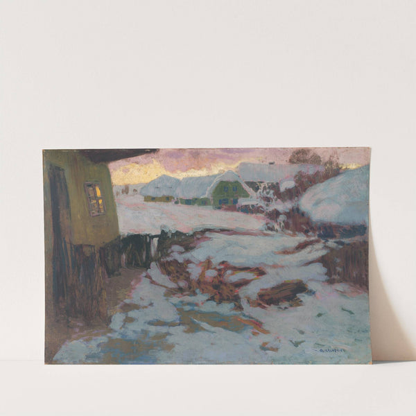 Winter Landscape by Alois Kalvoda