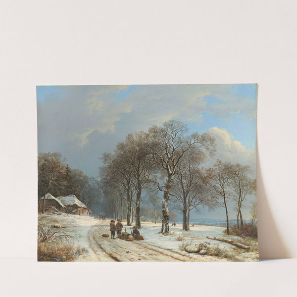 Winter Landscape (1835 - 1838) by Barend Cornelis Koekkoek