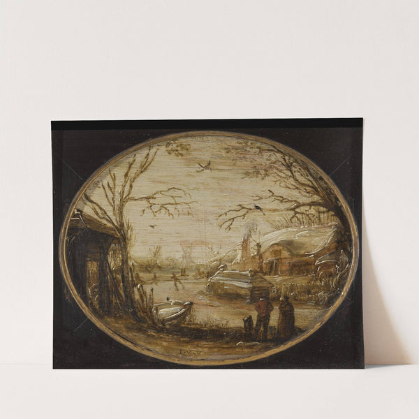 Winter Landscape by Jan van de Velde the younger