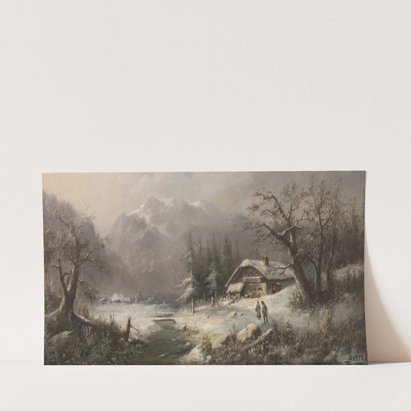 Winter Landscape by Ludvík Barták