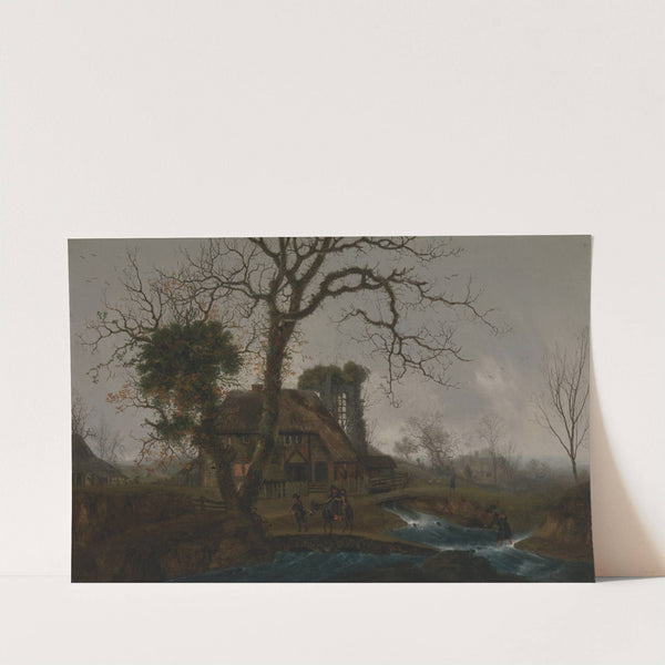 Winter landscape by George Smith