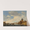 Winter Landscape at Arnhem by Jacob Salomonsz. van Ruysdael