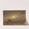 Winter Landscape at Moonlight (ca. 1870) by Frederic Edwin Church