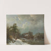 Winter Landscape, Holland (1833) by Barend Cornelis Koekkoek