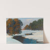 Winter Landscape in the Evening Light by Stefan Popowski