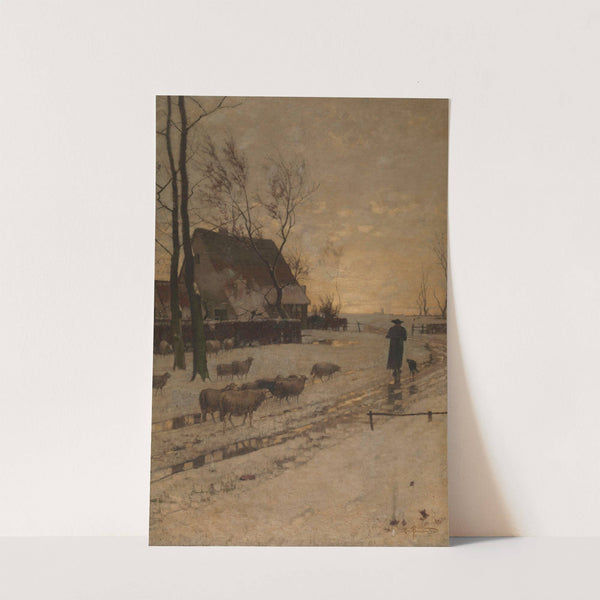 Winter Landscape near Dusseldorf by Richard Burnier