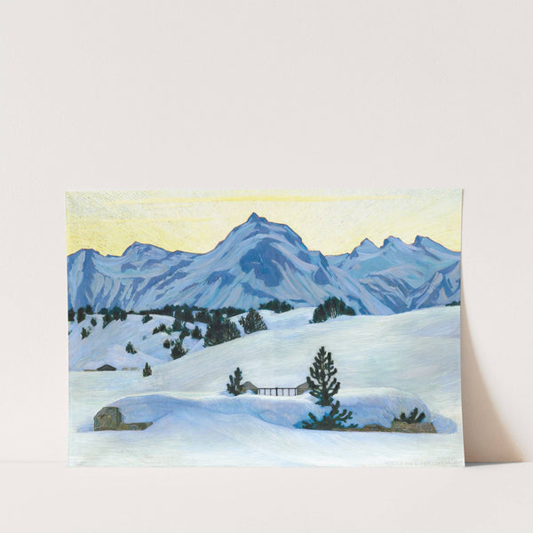 Winter Landscape Near Maloja by Walter von Ruckteschell