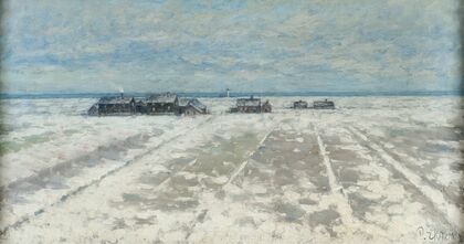 Winter Landscape. Öland Scene
