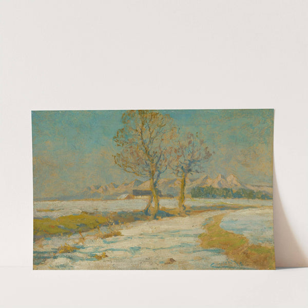 Winter landscape under the Tatras (1908–1910) by Ľudovít Čordák