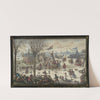 Winter Landscape with Figures by Jan Berents