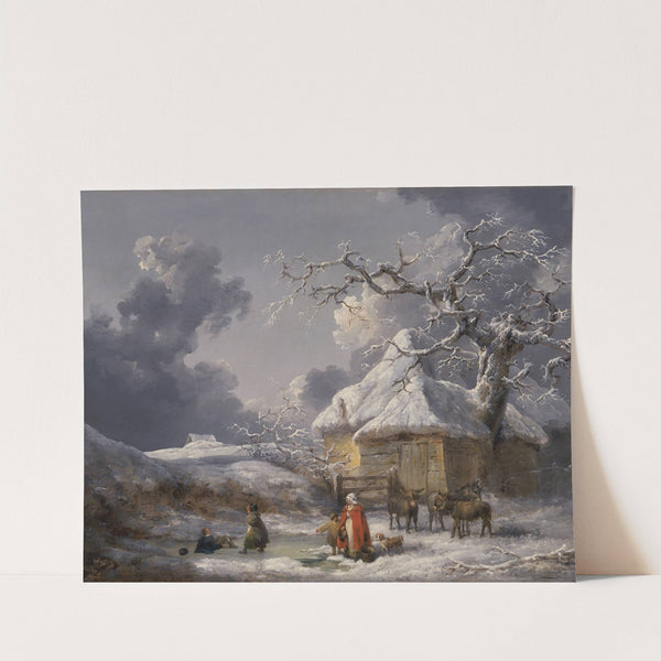 Winter Landscape with Figures by George Morland