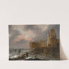 Winter Landscape with Skaters (1660) by Nicolaes Molenaer