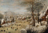 Winter Landscape with Skaters and a Bird Trap