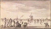 Winter Landscape with Skaters and Fishermen