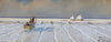 Winter landscape with sleigh (after 1910)
