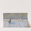 Winter landscape with sleigh (after 1910) by Julian Falat