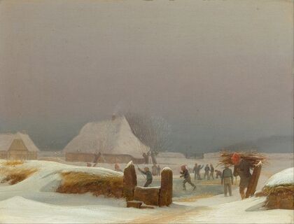 Winter lanscape from Funen