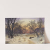 Winter Night in a Forest by Vilhelm Kyhn