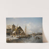 Winter On The Rhine by Johannes Bertholomäus Duntze