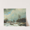 Winter scene (1831) by Barend Cornelis Koekkoek