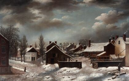 Winter Scene in Brooklyn