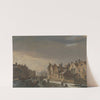 Winter Scene in Ghent by Pieter-Frans De Noter