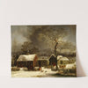 Winter Scene in New Haven, Connecticut (ca. 1858) by George Henry Durrie