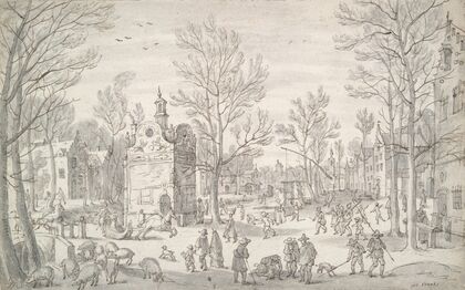 Winter Scene in the City