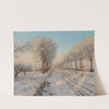 Winter Sunset by Boris Vasilievich Bessonov