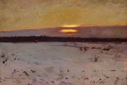 Winter Sunset (1901)