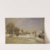 Winter. View of Eriksberg, Stockholm by Carl Skånberg