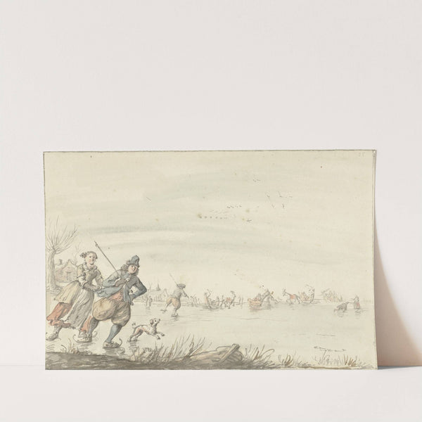 Wintergezicht by Gerrit Grasdorp